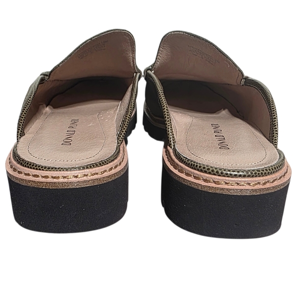 NWOT DONALD PLINER KILTIE FRINGE LOAFER MULE LEATHER SLIP ON SZ 10 - Picture 7 of 10